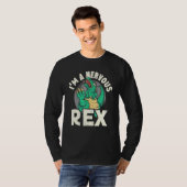 Im A Nerveu Rex Dinosaur Future Paleontoloog 1 T-shirt (Voorkant volledig)