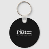 I'm A Pastor. Don't Look So Surprised. Funny Gift  Sleutelhanger (Voorkant)