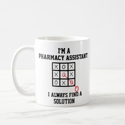 Im A Pharmacy Assistant vindt altijd een oplossing Koffiemok (Links)