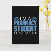 I'm A Pharmacy Student Technician Tech Pharmacist Kaart (Gele Bloem)