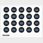 I'm A Pharmacy Student Technician Tech Pharmacist Ronde Sticker (Vel)