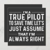 I'm a Pilot - To save time let's just assume that Kaart (Voorkant / Achterkant)