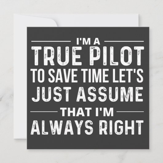 I'm a Pilot - To save time let's just assume that Kaart (Voorkant)