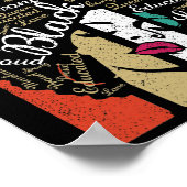 I'm A Pisces Queen Black Women February March Bday Poster (Hoek)