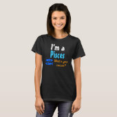 I'm a Pisces What's your excuse? T Shirt (Voorkant volledig)