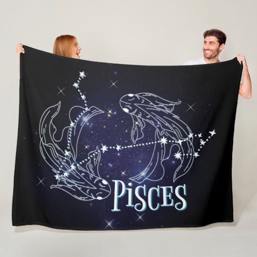 Im A Pisces Zodiac.Trendy Pisces Zodiac Sign Fleece Deken (In situ)