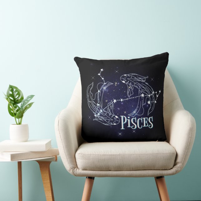 Im A Pisces Zodiac.Trendy Pisces Zodiac Sign Kussen (Stoel)
