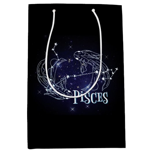 Im A Pisces Zodiac.Trendy Pisces Zodiac Sign Medium Cadeauzakje (Voorkant)