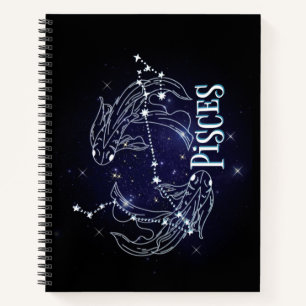 Im A Pisces Zodiac.Trendy Pisces Zodiac Sign Notitieboek