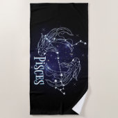 Im A Pisces Zodiac.Trendy Pisces Zodiac Sign Strandlaken (Voorkant)