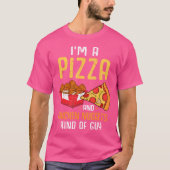 Im a pizza and Chicken Nuggets kind Chicken T-shirt (Voorkant)