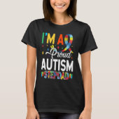 I'm a Proud Autism Stepdad Matching Autism Awarene T-shirt (Voorkant)
