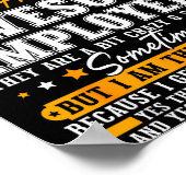 I'm A Proud Boss Of Freaking Awesome Employees Fun Poster (Hoek)