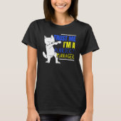 I'm A Purrject Manager Job Project Manager Cat T-shirt (Voorkant)