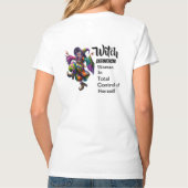 I'm a Rockin' Witch (Ik ben een Rockin' Witch) T-shirt (Achterkant)