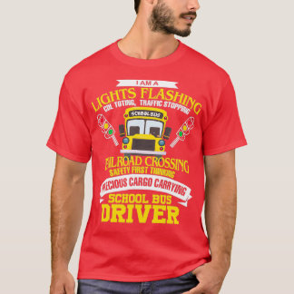 Im A School Bus Driver School Bus Driver Mannen Vr T-shirt