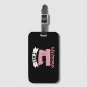 I'm a Sewciopath Sewing Quilting Bagagelabel (Voorkant (verticaal))