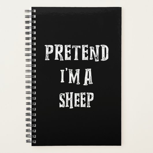 Im A Sheep voordoen | Halloween Best Cadeau Planner (Voorkant)