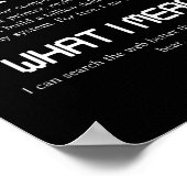 I'm A Software Developer Funny Programming Poster (Hoek)