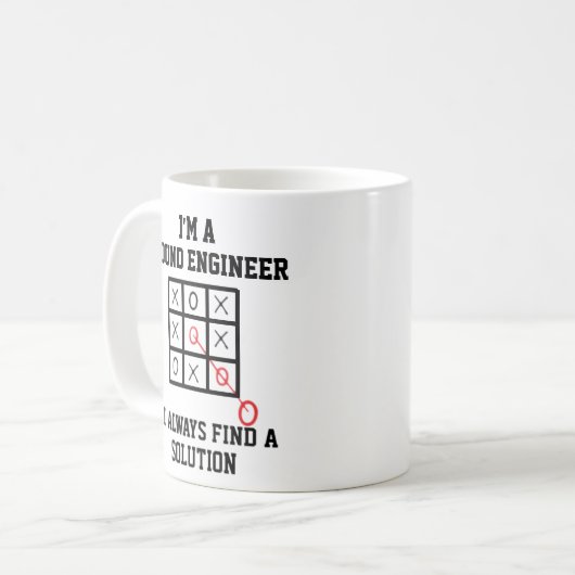 Im A Sound Engineer ik vind altijd een Mok oplossi (Voorkant links)