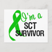Im a Stem Cell Transplant Survivor (SCT) Briefkaart (Voorkant)