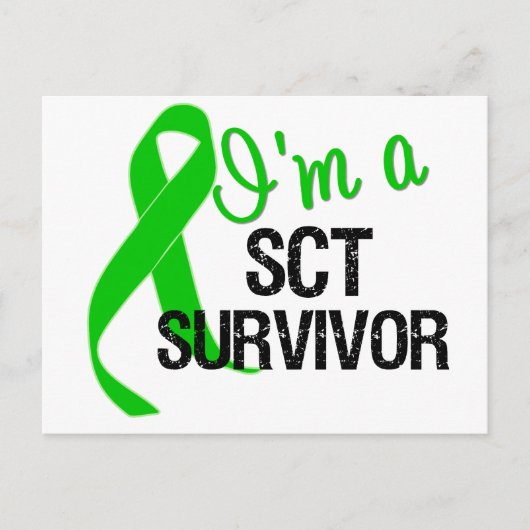 Im a Stem Cell Transplant Survivor (SCT) Briefkaart (Voorkant)