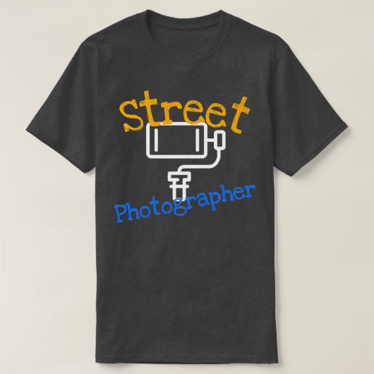Im A Street Photographer Selfie Stick T-shirt (Design voorkant)