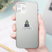 I'm a Succulent at Error Handling Sticker - (Telefoon)