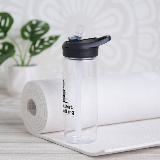 I'm a Succulent at Error Handling Sticker - Waterfles (Links)