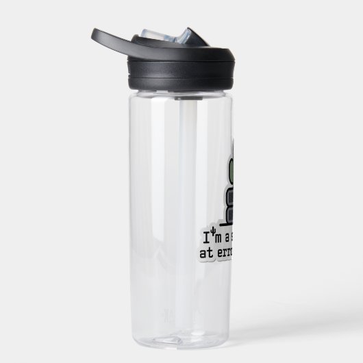 I'm a Succulent at Error Handling Sticker - Waterfles (Rechts)