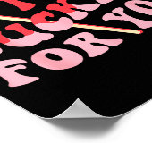 I'm A Sucker For You Candy Heart Valentine Couple  Poster (Hoek)