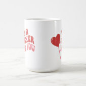 I'm A Sucker For You | Funny Retro valentines day Koffiemok (Center)