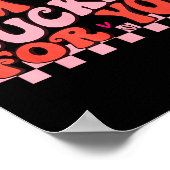 I'm A Sucker For You Happy Valentines Day Couples Poster (Hoek)