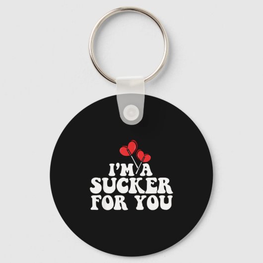 I'm A Sucker For You Valentine's Day Couple Matchi Sleutelhanger (Voorkant)