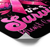 IM A Survivor Borstkanker Bewustzijn Vrouwen _2 Poster (Hoek)