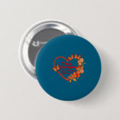I'm A Survivor Heart Disease Awareness Red Butterf Ronde Button 5,7 Cm (Voorkant /achterkant)