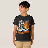 Im A Survivor Orange Ribbon Multiple Sclerosis Awa T-shirt (Voorkant volledig)