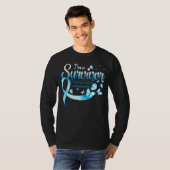 I'm A Survivor Prostate Cancer Awareness Butterfly T-shirt (Voorkant volledig)