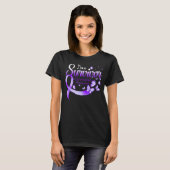 I'm A Survivor Sarcoidosis Awareness Butterfly Rib T-shirt (Voorkant volledig)