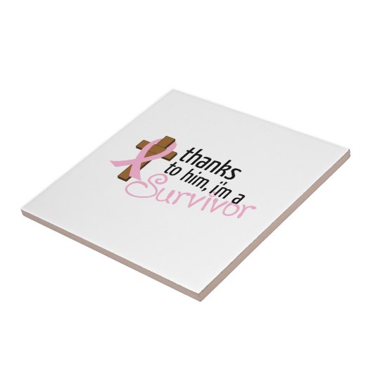 Im A Survivor Tegeltje (Zijkant)