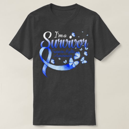 I'm A Survivor Transverse Myelitis Awareness Butte T-shirt (Design voorkant)