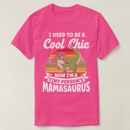 Im a tiny Persons Mamasaurus T Rex Family Matching T-shirt (Design voorkant)