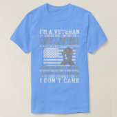 I'm a Veteran T-shirt (Design voorkant)