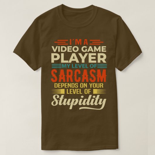 Im a Video Game Player T-shirt (Design voorkant)