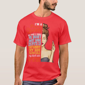 IM A Vissen Ik heb 3 kanten Rustig Lief Grappig Ge T-shirt