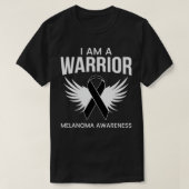 I'm A Warrior Melanoma Awareness  Melanoma Survivo T-shirt (Design voorkant)
