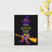 I'm A Witch Duh Family Matching Costume Group Hall Kaart (Gele Bloem)