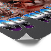 I'm Afraid Of Women Funny Saying Humor Cat Meme  Poster (Hoek)