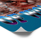 I'm Afraid Of Women Funny Saying Humor Cat Meme  Poster (Hoek)