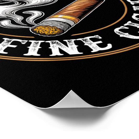 I'm Aging Like A Fine Cigar Retro Funny Dad Father Poster (Hoek)